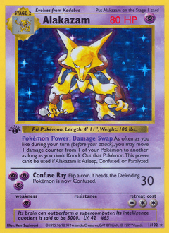 Pokémon card illustrated by Ken Sugimori