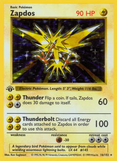 Zapdos 16/102 — Base