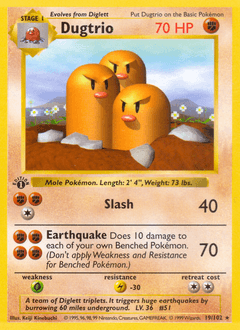 Dugtrio 19/102 — Base