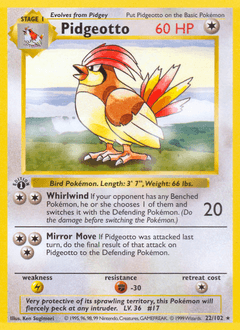 Pidgeotto 22/102 — Base
