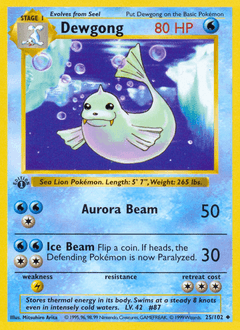 Dewgong 25/102 — Base