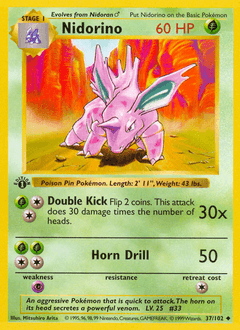 Nidorino 37/102 — Base
