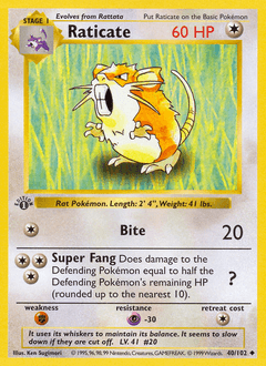 Raticate 40/102 — Base