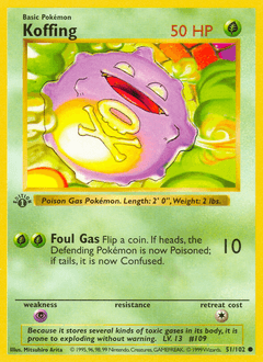 Koffing 51/102 — Base