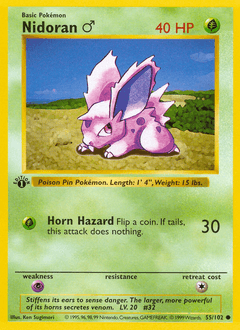 Nidoran ♂ 55/102 — Base