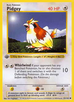 Pidgey 57/102 — Base