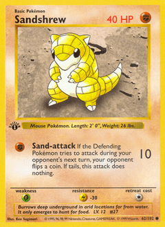 Sandshrew 62/102 — Base