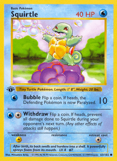 Squirtle 63/102 — Base