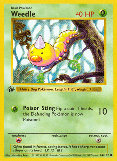 Weedle 69/102 — Base