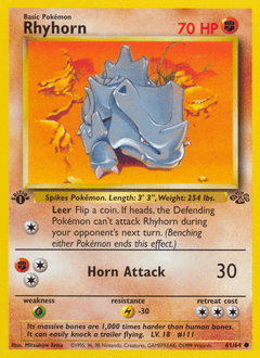 Rhyhorn 61/64 — Jungle