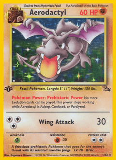 Aerodactyl 1/62 — Fossil