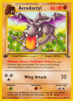 Aerodactyl 16/62 — Fossil