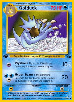 Golduck 35/62 — Fossil