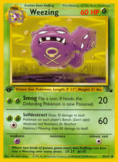 Weezing 45/62 — Fossil