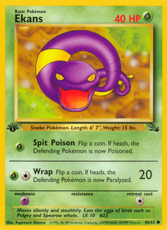 Ekans 46/62 — Fossil