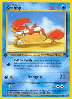 Krabby 51/62 — Fossil