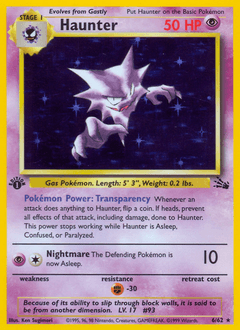 Haunter 6/62 — Fossil