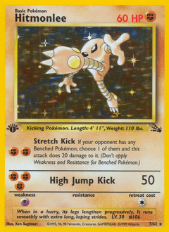 Hitmonlee 7/62 — Fossil