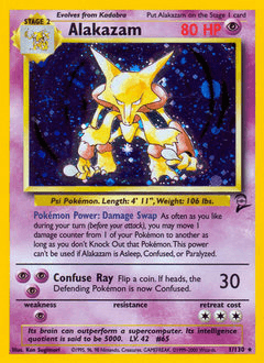 Alakazam 1/130 — Base Set 2
