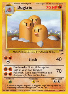 Dugtrio 23/130 — Base Set 2