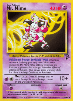 Mr. Mime 27/130 — Base Set 2