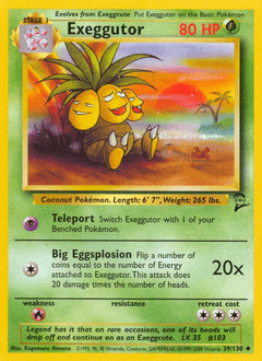 Exeggutor 39/130 — Base Set 2