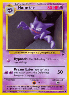 Haunter 43/130 — Base Set 2