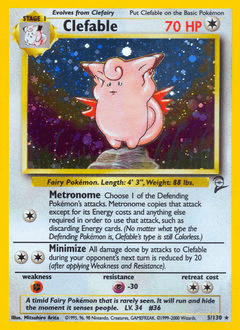 Clefable 5/130 — Base Set 2
