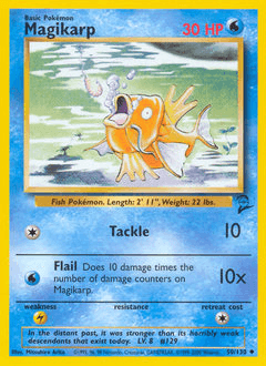 Magikarp 50/130 — Base Set 2