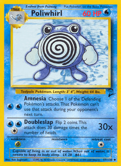 Poliwhirl 57/130 — Base Set 2