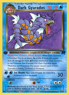 Dark Gyarados 25/82 — Team Rocket