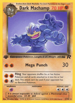 Dark Machamp 27/82 — Team Rocket