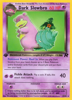 Dark Slowbro 29/82 — Team Rocket