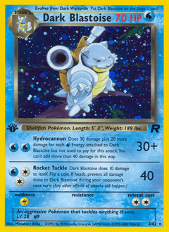 Dark Blastoise 3/82 — Team Rocket