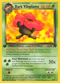 Dark Vileplume 30/82 — Team Rocket