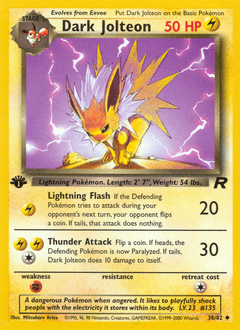 Dark Jolteon 38/82 — Team Rocket