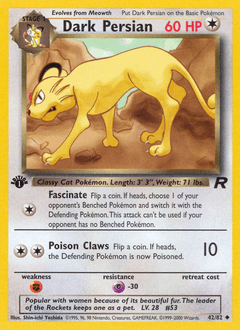 Dark Persian 42/82 — Team Rocket