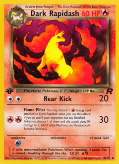 Dark Rapidash 44/82 — Team Rocket