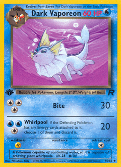 Dark Vaporeon 45/82 — Team Rocket