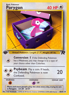 Porygon 48/82 — Team Rocket