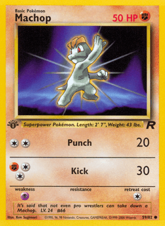 Machop 59/82 — Team Rocket