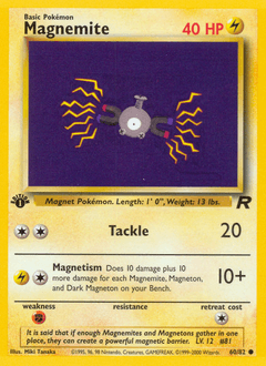 Magnemite 60/82 — Team Rocket