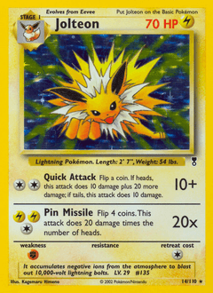 Jolteon 14/110 — Legendary Collection