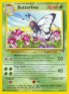 Butterfree 21/110 — Legendary Collection