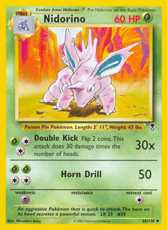 Nidorino 56/110 — Legendary Collection