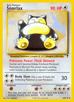 Snorlax 64/110 — Legendary Collection