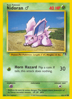 Nidoran ♂ 83/110 — Legendary Collection