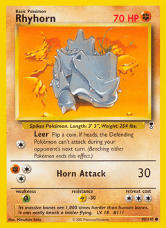 Rhyhorn 90/110 — Legendary Collection