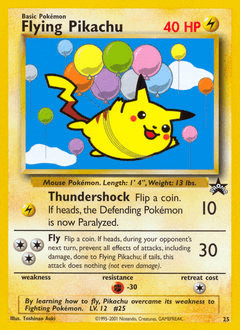 Flying Pikachu 25/53 — Wizards Black Star Promos
