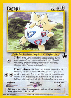 Togepi 30/53 — Wizards Black Star Promos